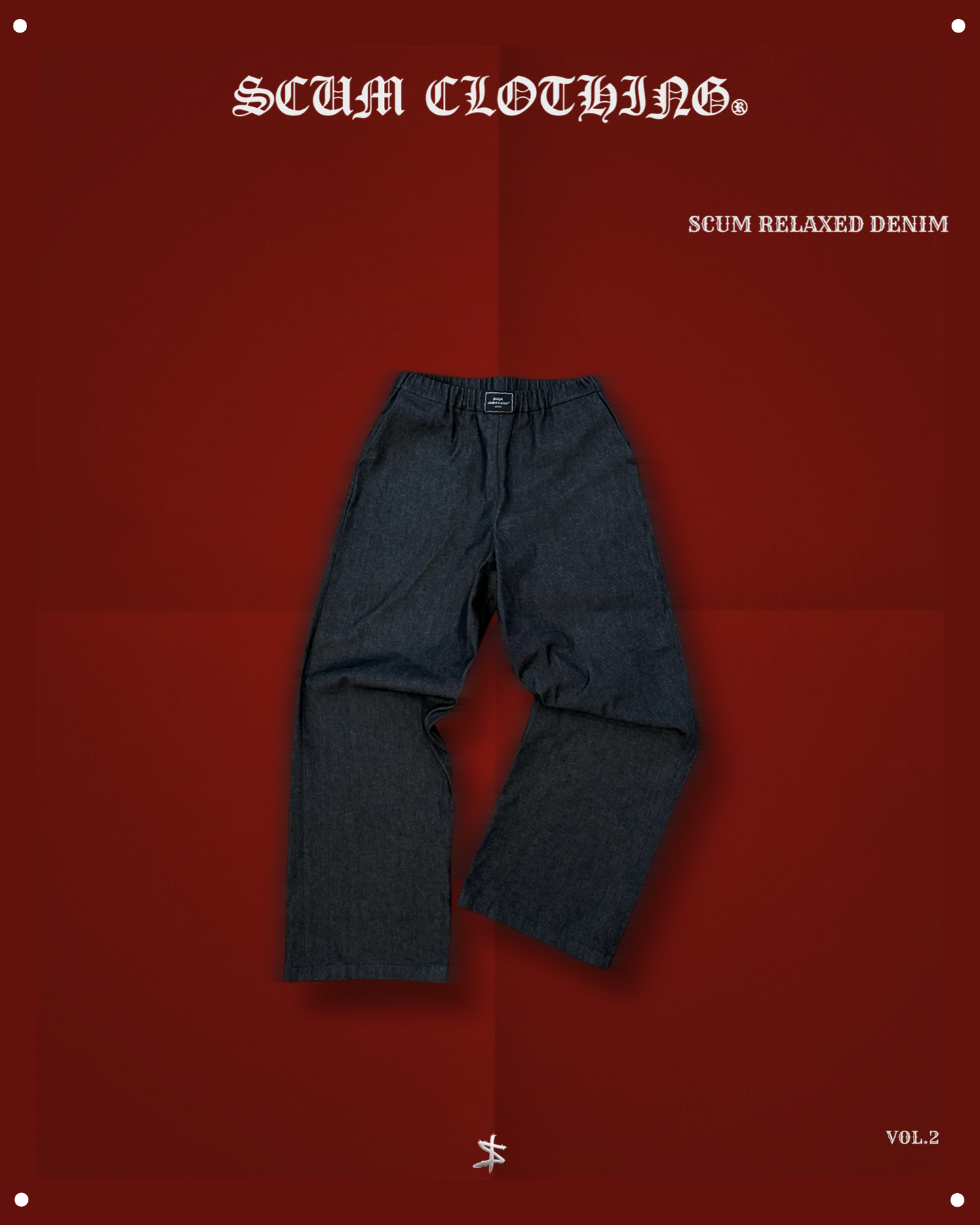 SCUM DENIM RELAXED PANT